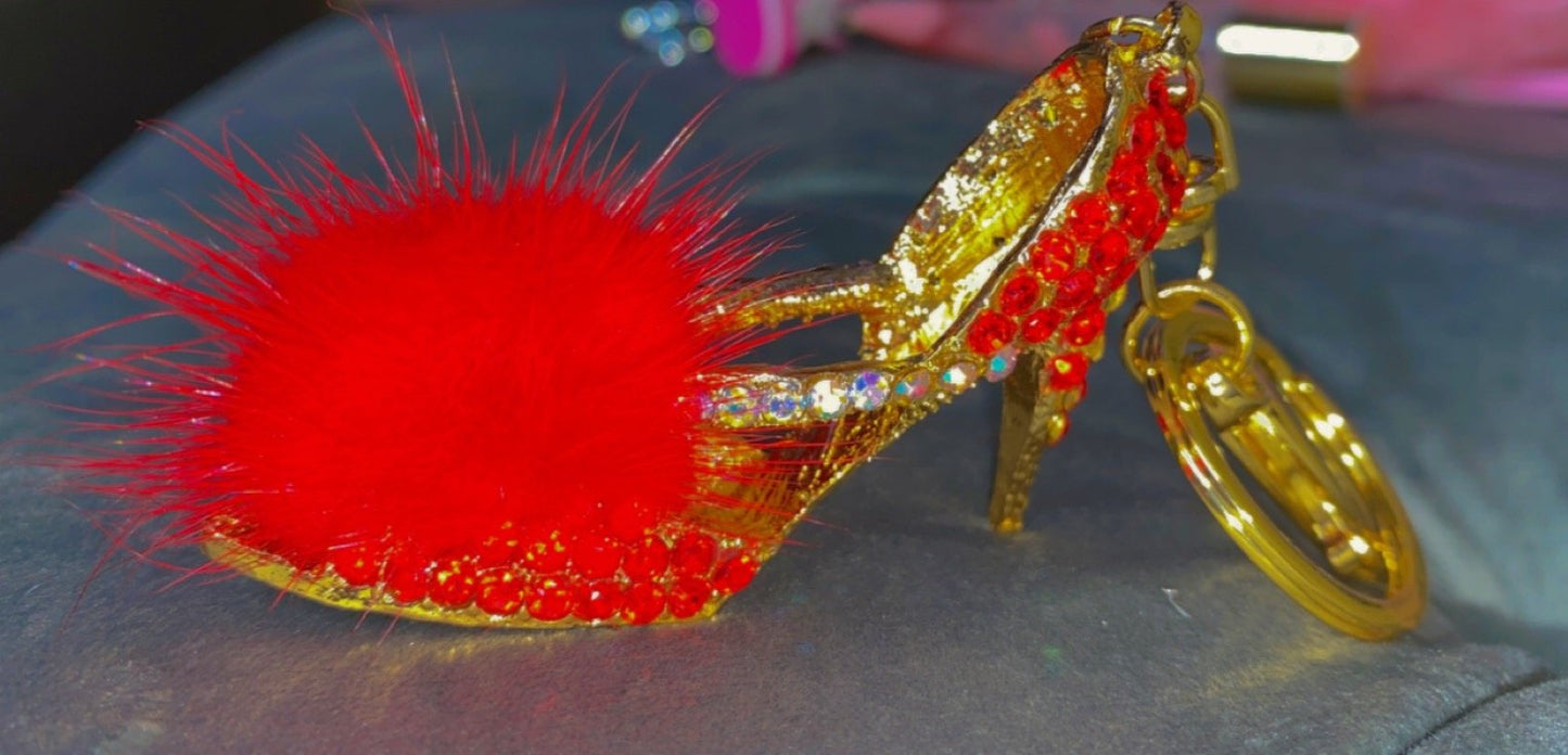 Red Shoe Keychain